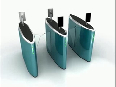 Brushless Motor Flap Barrier Gate Wysokiej bezpieczeństwa skręty z 550 mm szerokości przejścia