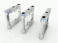 Slim Swing Gate Turnstile Access Management Automatyczne bramy swingowe z rozpoznawaniem twarzy