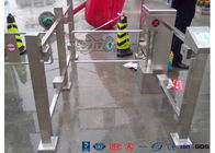 AC 220V IC ID Swing Barrier Gate Swing Flap Barrier Gate 600mm Kontrola dostępu do kołowrotu magnetycznego