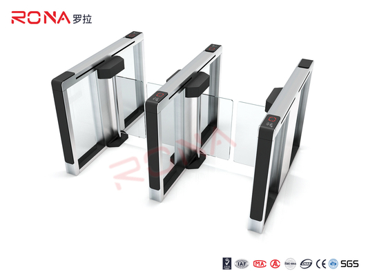 kupować Dwukanałowa automatyzacja Swing Turnstile Fast Lane Gate 30 osób / minutę Prędkość tranzytu online manufacture