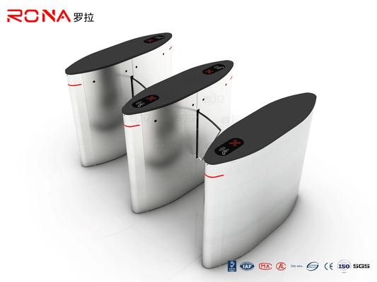 kupować Bramka Flap Barrier Gate Skaner kodów kreskowych Elektroniczny materiał ze stali nierdzewnej 304 online manufacture