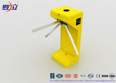 kupować Full Height Entrance Mechanical Tripod Turnstile Gate Stainless Steel RFID Coin online manufacture