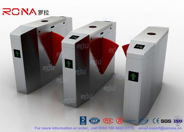 kupować Cold Rolled Steel Luxury Flap Barrier Gate , Pedestrian Access Control Turnstile online manufacture