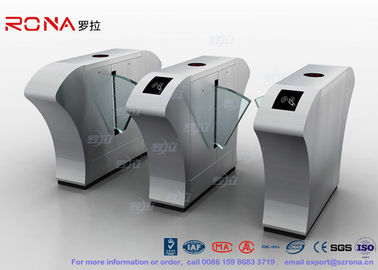kupować Airport Flap Barrier Gate RFID Interface Waist High Bidirectional Flap Barrier Turnstile online manufacture