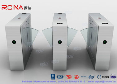 kupować Multi - Lane Half Height Turnstiles , Optical Flap Barrier Access Control Turnstile online manufacture