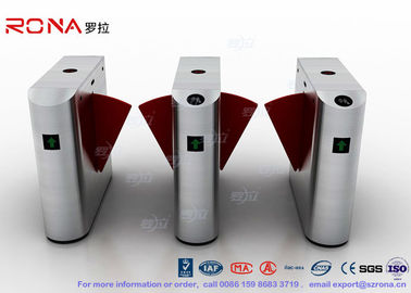 kupować Electric IR Sensor Flap Barrier Gate , Card Swipe Metro Access Control Turnstile online manufacture