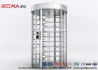 kupować Pełna wysokość kołowrotu Czytnik kart RFID Czytnik linii papilarnych ze stali nierdzewnej Secure Turn Style Gate online manufacture