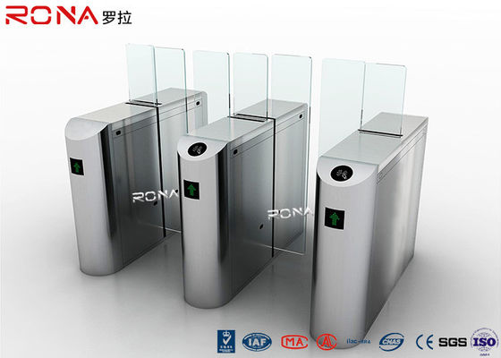 304 Brama przesuwna ze stali nierdzewnej 220AC Sevor Motor z pełnowymiarową szybą