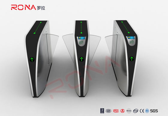 Metalowa klapa zabezpieczająca Brama barierowa Anti Pinch Szerokość przejścia 550 mm z lampką kontrolną LED