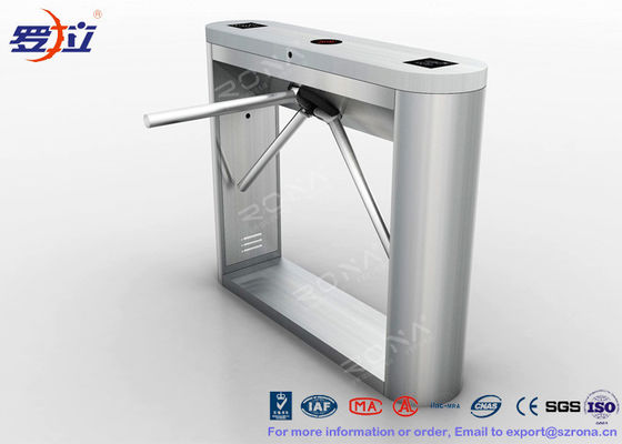 Auto Coin Fast Lane Turnstiles Access Control With Enter Control Tripod Gates