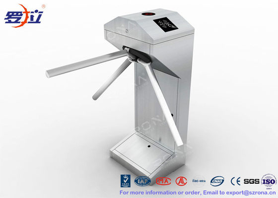 2016 Semi - Automatic Vertical Tripod Turnstile Gate / Turnstile Security Gates / Security Arm Barrier Tripod