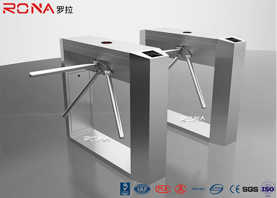 Górna wysokość Tripod Turnstile Gate Wewnętrzna / zewnętrzna automatyczna dioda LED RFID