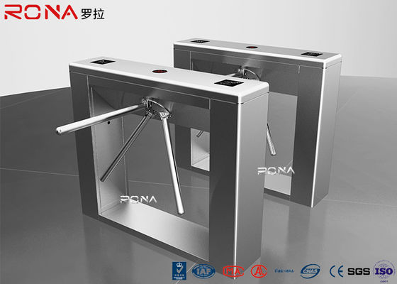 Public Tripod Turnstile Gate 50hz 50w Rozpoznawanie twarzy Funkcja czytnika kart RFID